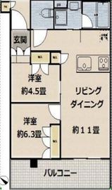 ブリリア有明シティタワー 24階 間取り図