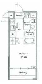 ラクラス新中野 304 間取り図