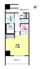 メゾンピオニー都立大学 502 間取り図