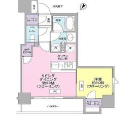 パークホームズ日本橋浜町二丁目ローレルアイ 7階 間取り図