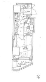 クレイシア神田淡路町 4階 間取り図