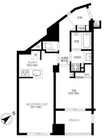 サンメゾン目白高田 6階 間取り図