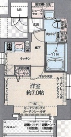 プレスタイル両国弐番館 5階 間取り図