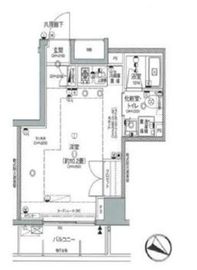 ミテッツァ千代田三崎町 4階 間取り図