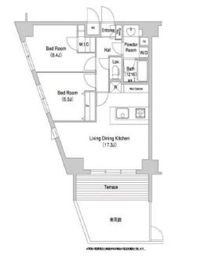 コンフォリア下北沢 107 間取り図