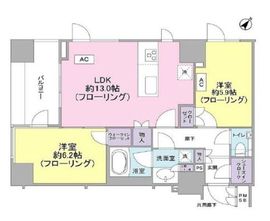 プレシス八丁堀リバーフロント 3階 間取り図