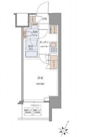 JMFレジデンス北品川 306 間取り図