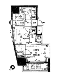 ピアース乃木坂 10階 間取り図