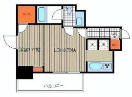 アルファニッシュ白金高輪 9階 間取り図