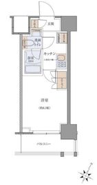 JMFレジデンス北品川 304 間取り図