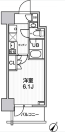 JMFレジデンス北品川 704 間取り図
