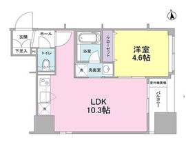 リバーレ東新宿 202 間取り図