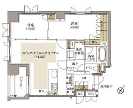 CONOE赤坂丹後町 4階 間取り図