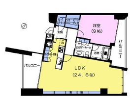 フォルマ白金 7F1 間取り図