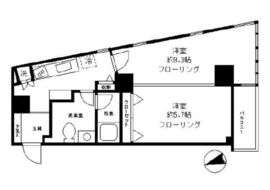 ファインクレスト渋谷神泉 802 間取り図