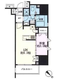 インプレストコア武蔵小山 11階 間取り図