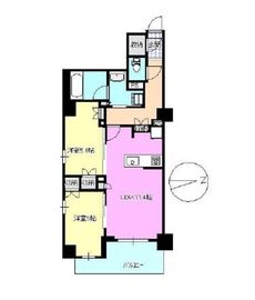 パレステージ文京江戸川橋 5階 間取り図