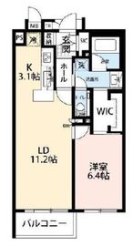 ジーエスグランド代々木上原 2階 間取り図