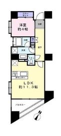 レックス日本橋水天宮プレミアタワー 5階 間取り図