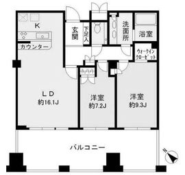 神谷町プライムプレイスレジデンス 1102 間取り図