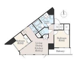 ba apartment 202 間取り図