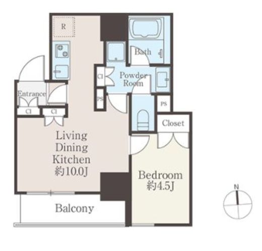 ba apartment 203 間取り図