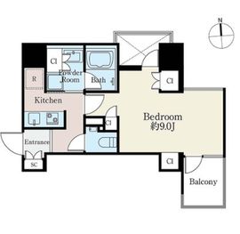 ba apartment 606 間取り図