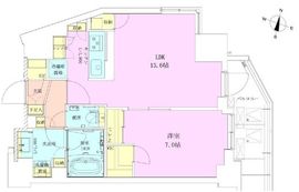 赤坂レジデンス壱番館 1101 間取り図