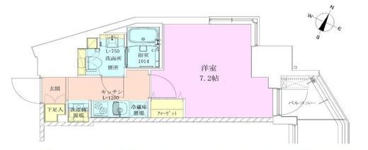 赤坂レジデンス壱番館 1001 間取り図