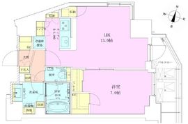 赤坂レジデンス壱番館 1301 間取り図