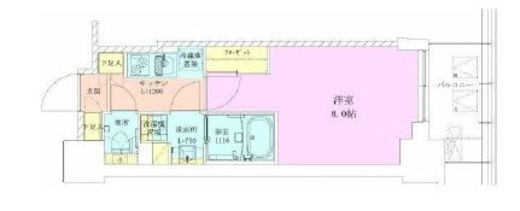 赤坂レジデンス壱番館 302 間取り図