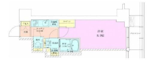 赤坂レジデンス壱番館 1003 間取り図