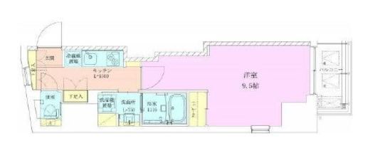 赤坂レジデンス壱番館 304 間取り図