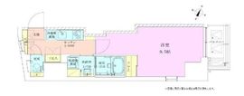 赤坂レジデンス壱番館 404 間取り図