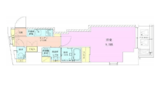 赤坂レジデンス壱番館 1004 間取り図