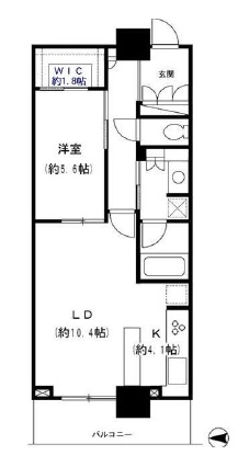 ベイクレストタワー 29階 間取り図