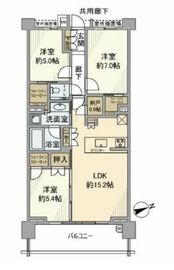 インペリアルガーデン 4階 間取り図