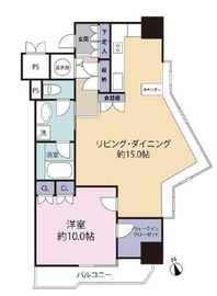 セラフテン麻布 6階 間取り図