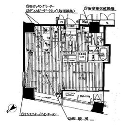 新宿アインスタワー 15階 間取り図