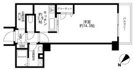 トルナーレ日本橋浜町 10階 間取り図