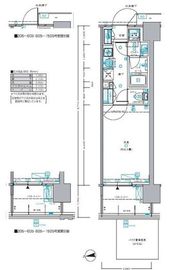 セントラルプレイス新宿御苑前 5階 間取り図