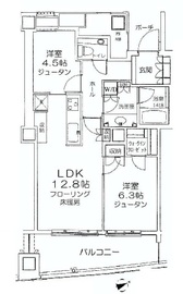 品川Vタワー タワー棟 13階 間取り図