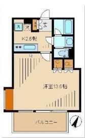 アゼリアテラス新宿 4階 間取り図