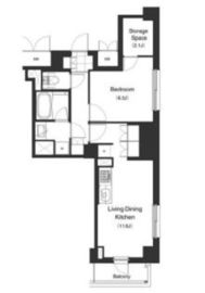 ブリリアイスト北沢 305 間取り図