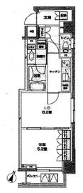 プライムアーバン日本橋浜町 1304 間取り図