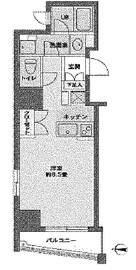 カスタリア森下2 402 間取り図