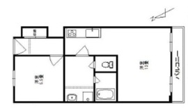 赤坂パークハウス 4階 間取り図