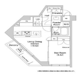 コンフォリア目黒長者丸 201 間取り図