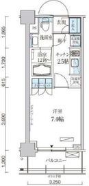 パークアクシス菊川ステーションゲート 906 間取り図