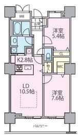 ロイヤルパークスタワー南千住 2407 間取り図